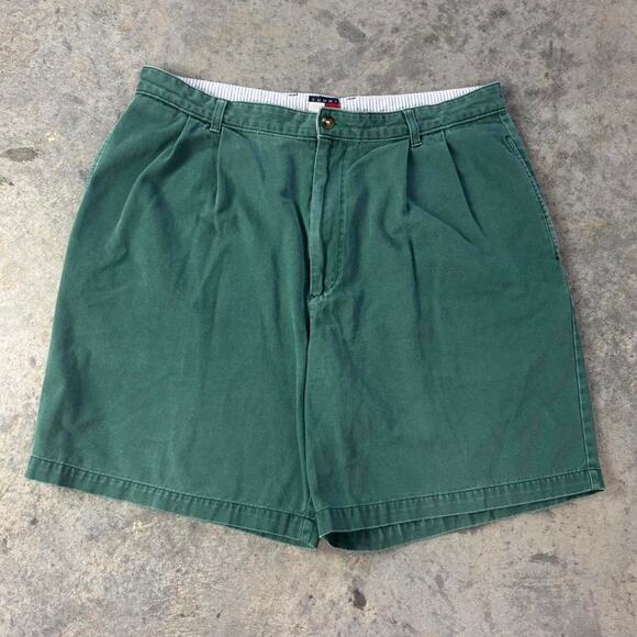 90s Tommy Hilfiger Green Shorts - Picture 1 of 5